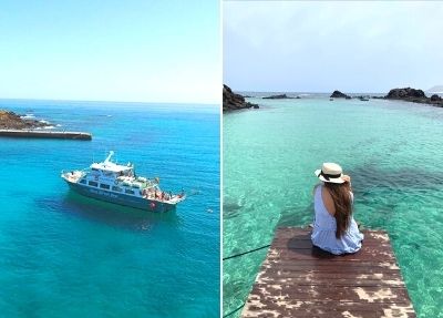 Lobos Island from Fuerteventura